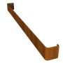 Golden Oak Fascia Double End Joint Trim - 600mm x 47mm