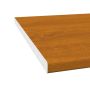 225mm Golden Oak Soffit Board - 10mm x 5mtr - Pack of 2