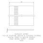 250mm White Vented Soffit Board - 10mm x 5mtr