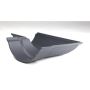 Cast Iron Beaded Half Round Gutter Left Hand Angle - 90 Degree x 115mm Primed