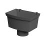 FloPlast 110mm Industrial/Xtraflo Downpipe Kit - Hopper w Access Pipe - Grey