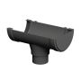 FloPlast 16mtr 170mm Industrial/Xtraflo Gutter Kit - Stopend Outlet - Grey