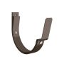 Lindab Steel Gutter 70mm Flex-Fit Fascia Bracket - 190mm Brown