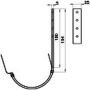 Lindab Steel Gutter 180mm Flex-Fit Rafter Bracket - 125mm Coffee Brown