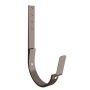 Lindab Steel Gutter 210mm Flex-Fit Rafter Bracket - 125mm Brown