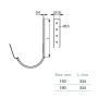 Lindab Magestic Steel Gutter 330mm Flex-Fit Rafter Bracket - 150mm Galvanised