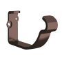 Lindab Steel Gutter Fascia Bracket - 125mm Coffee Brown
