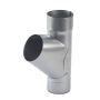 Galeco Steel Downpipe Branch - 100mm Galvanised