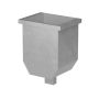 Galeco Steel Round Hopper & Downpipe Kit Galvanised - 100mm Diameter