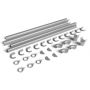 Galeco Steel Gutter Small Shed Pack Apex Style Roof - 6x4 to 10x8 Galvanised