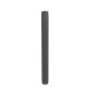 Lindab Steel Intermediate Downpipe - 75mm x 1mtr Graphite