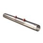 Lindab Magestic Steel Rod Access Downpipe - 100mm x 1mtr Galvanised