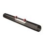 Lindab Steel Rod Access Downpipe - 87mm x 1mtr Black