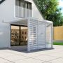 Proteus Pebble Grey Aluminium Pergola 1000mm Louvre Panel For 3m Side