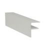 Exitex Aluminium F Section - 25mm x 3mtr White