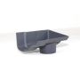Cast Iron Ogee Gutter Right Hand Stopend Outlet - 115mm for 75mm Downpipe Primed