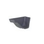Cast Iron Ogee Gutter Left Hand Internal Stopend - 115mm Primed
