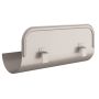 Lindab Steel Gutter Straight Overflow Protector - 125mm Anthracite Metallic