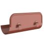 Lindab Steel Gutter Straight Overflow Protector - 150mm Tile Red