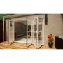 PVC Bifold Door Part Q Compliant - 3000mm White - 1 Left 3 Right