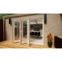 PVC Bifold Door - 3000mm White - 5 Left
