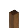 Incised Fence Post - 1800mm x 75mm x 75mm Brown