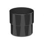 Galeco Round PVC Socket Downpipe Kit Black - 100mm Diameter
