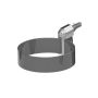 Galeco Round PVC Offset Downpipe Kit Graphite Grey - 100mm Diameter