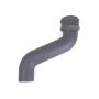 Cast Iron Round Downpipe Offset - 230mm Projection 65mm Primed