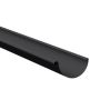 Lindab Steel Gutter - 125mm x 3mtr Matte Black