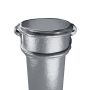 Cast Iron Round Eared Downpipe - Socket Both Ends - 100mm x 1829mm Primed