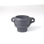 Cast Iron Round Downpipe Eared Loose Socket with Spigot - 100mm Primed
