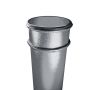 Cast Iron Round Non-Eared Downpipe - Socket On One End - 150mm x 1829mm Primed