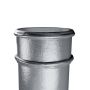 Cast Iron Round Non-Eared Downpipe - Socket On One End - 150mm x 1829mm Primed