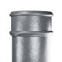 Cast Iron Round Non-Eared Downpipe - Socket On One End - 150mm x 1829mm Primed