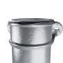 Cast Iron Round Eared Downpipe - Socket On One End - 150mm x 1829mm Primed