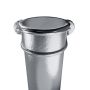 Cast Iron Round Eared Downpipe - Socket On One End - 150mm x 914mm Primed