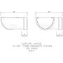FloPlast Deepflow/ Hi-Cap Gutter Angle - 90 Degree x 115mm x 75mm White