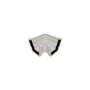 FloPlast Ogee Gutter External Angle - 90 Degree x 110mm x 80mm White