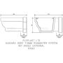 FloPlast Ogee Gutter External Angle - 90 Degree x 110mm x 80mm White