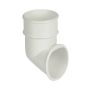 FloPlast Round Downpipe Shoe - 68mm White