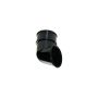 FloPlast Mini Gutter Downpipe Shoe - 50mm Black