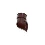 FloPlast Mini Gutter Downpipe Shoe - 50mm Brown