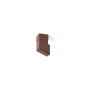 FloPlast Square Downpipe Shoe - 65mm Brown