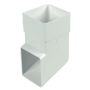 FloPlast Square Downpipe Shoe - 65mm White