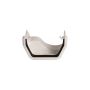 FloPlast PVC Square to Cast Iron Ogee Right Hand Guter Adaptor - White