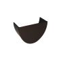 FloPlast Deepflow/ Hi-Cap Gutter Internal Stopend - 115mm x 75mm Brown