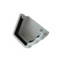 FloPlast Ogee Gutter External Stopend Right Hand - 110mm x 80mm White