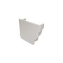 FloPlast Ogee Gutter Internal Stopend Left Hand - 110mm x 80mm White