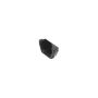 FloPlast Square Gutter External Stopend - 114mm Black - Pack of 2
